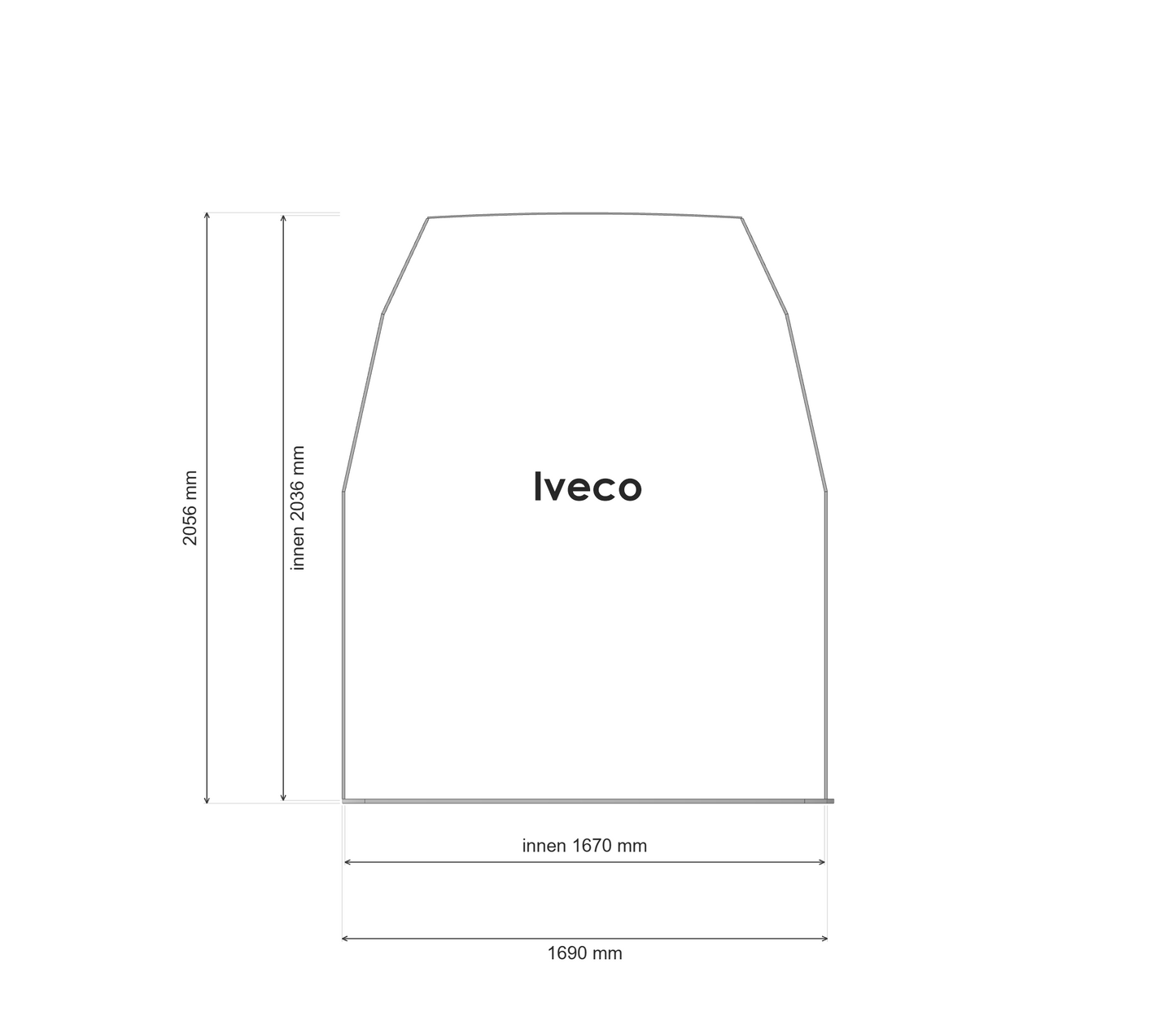 Unterkonstruktionsset Iveco Daily