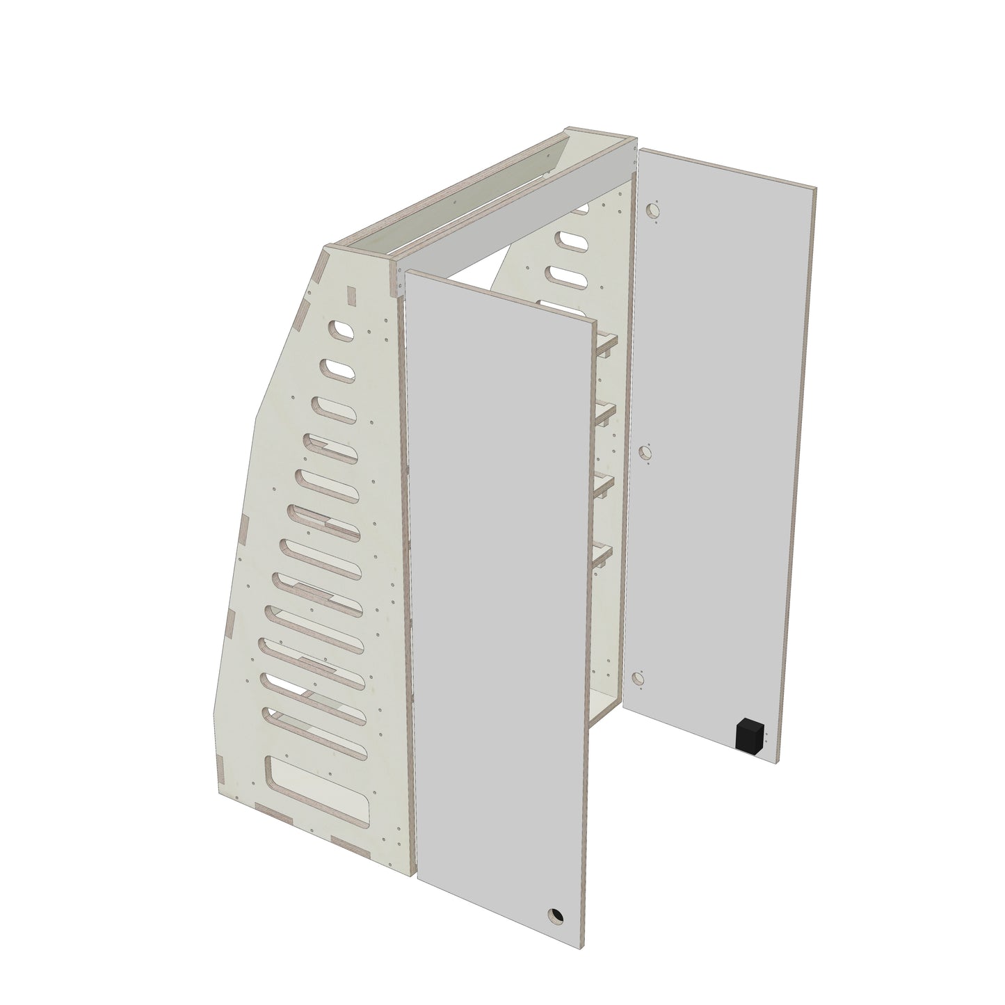Hochschrank Breit - Iveco L3H3 - Offene Ansicht