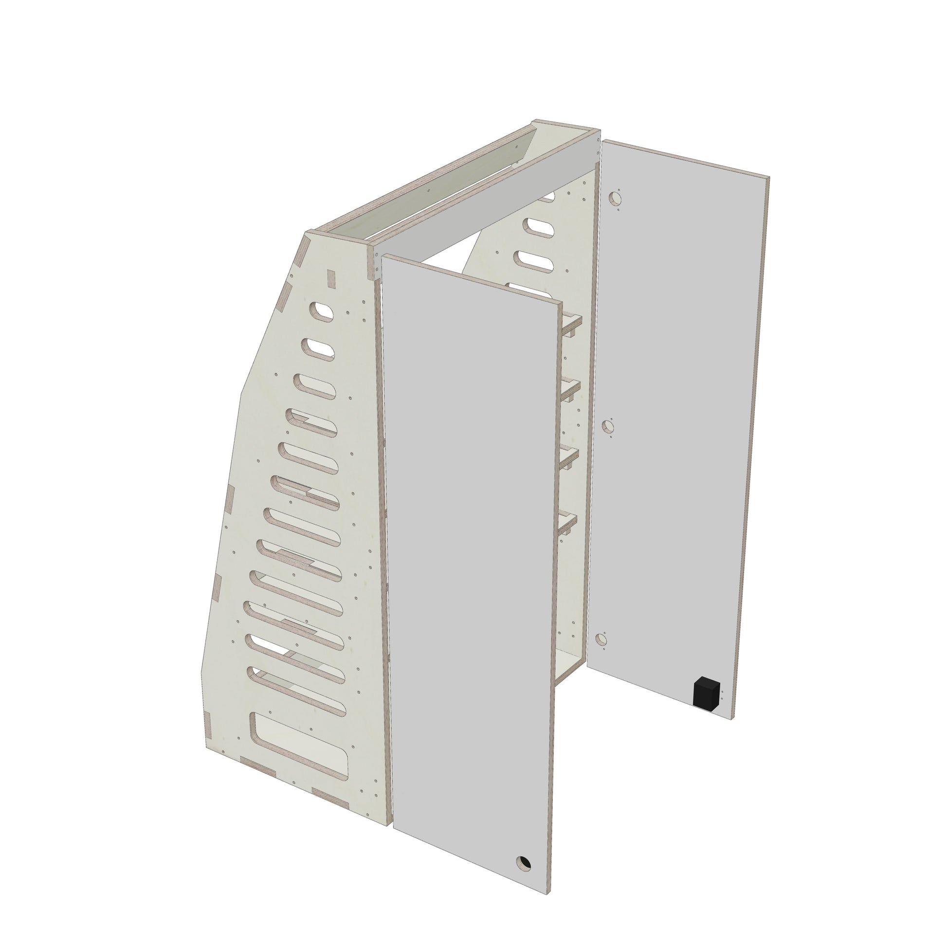 Hochschrank Breit - Iveco L3H3 - Offene Ansicht