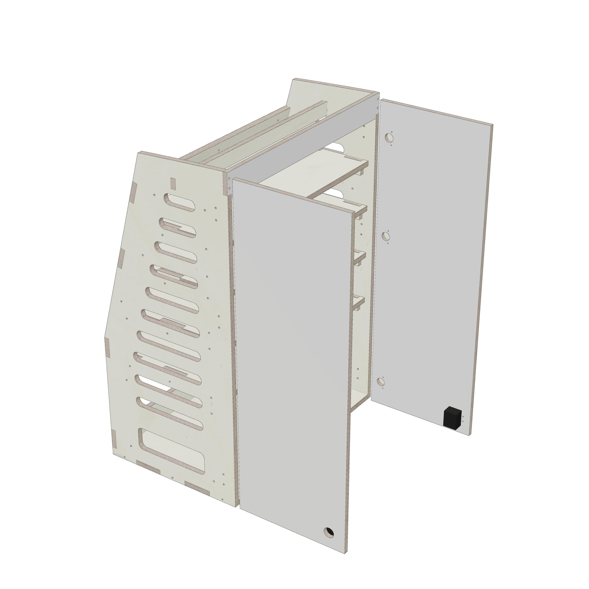 Hochschrank Breit - Stellantis H2 - Offene Ansicht
