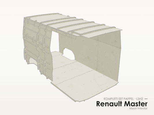 Renault Master / Nissan Interstar – Komplett-Set Pappel L3H2