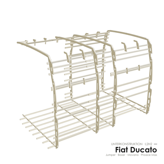 Unterkonstruktionsset Fiat Ducato / Jumper / Boxer / Movano / Proace Max