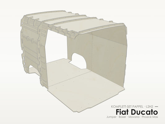 Fiat Ducato / Jumper / Boxer / Movano / Proace Max – Komplett-Set Pappel L2H2