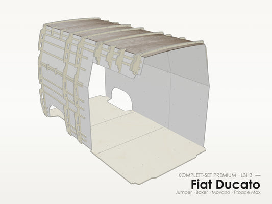 Fiat Ducato / Jumper / Boxer / Movano / Proace Max – Komplett-Set Premium L3H3