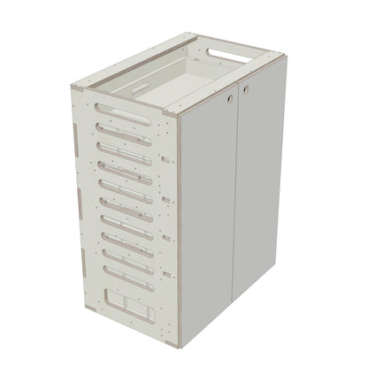 Unterschrank Euroboxen Breit mit Radkasten-Aussparung - Rendering