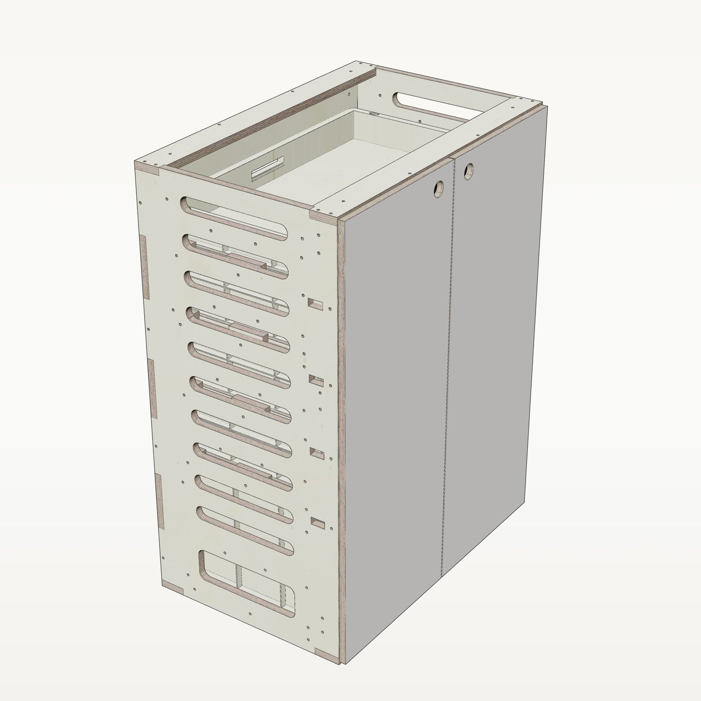 Unterschrank Euroboxen Breit