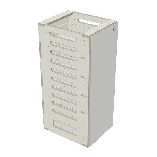 Unterschrank Euroboxen Schmal - Rendering