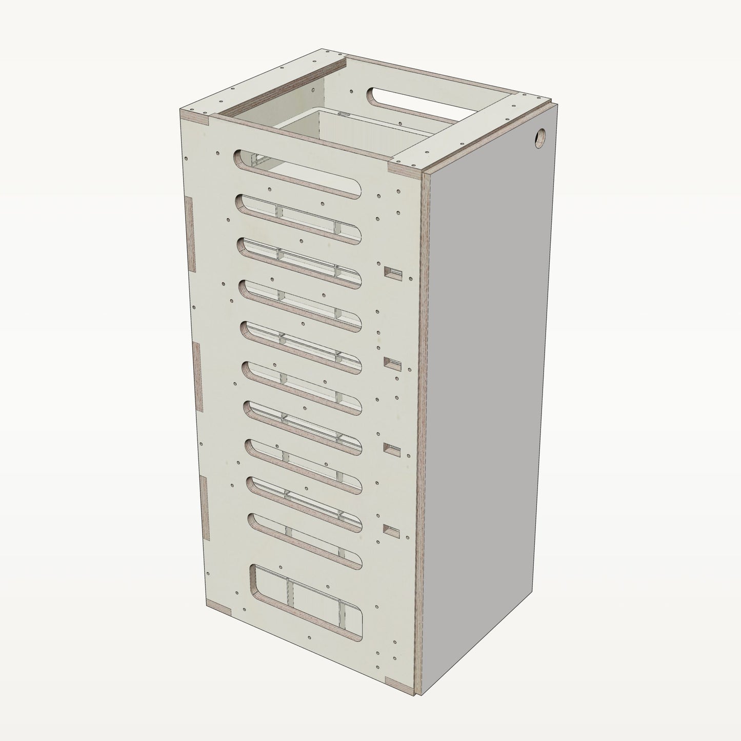 Unterschrank Euroboxen Schmal