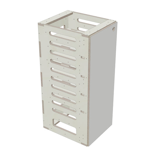 Unterschrank Fachboeden Schmal - Rendering