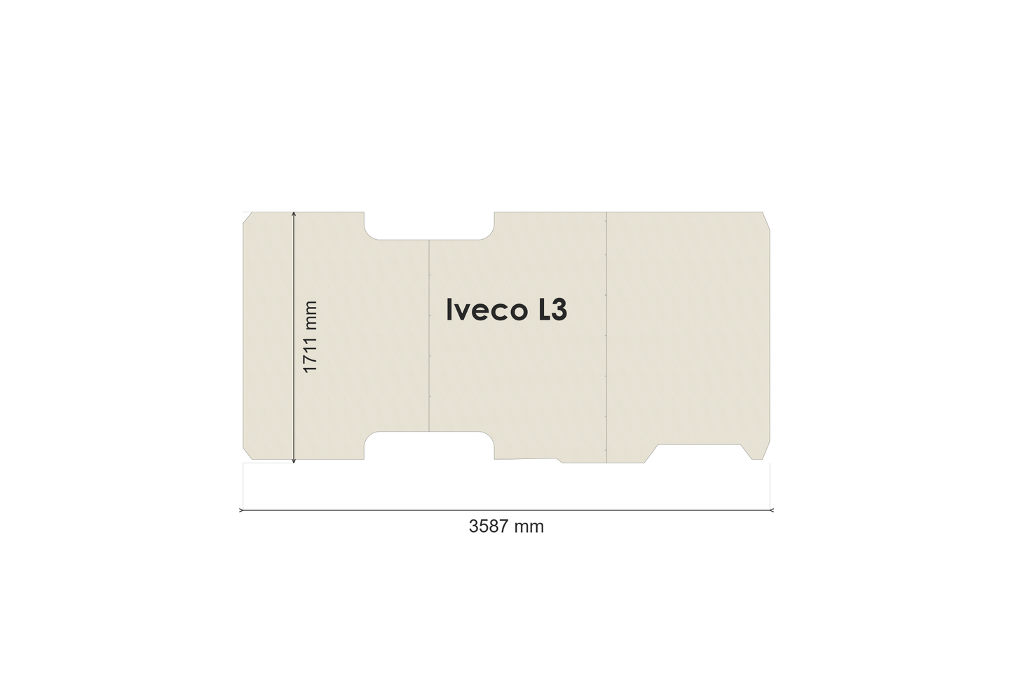 Bodenplatte Iveco Daily