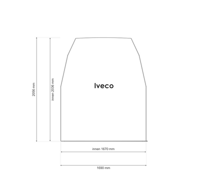 Unterkonstruktionsset Iveco Daily