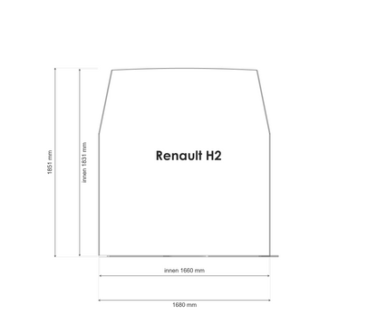 Renault Master / Nissan Interstar – Komplett-Set Pappel L3H2