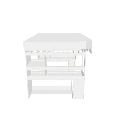Querbett 120 cm - 3D Modell