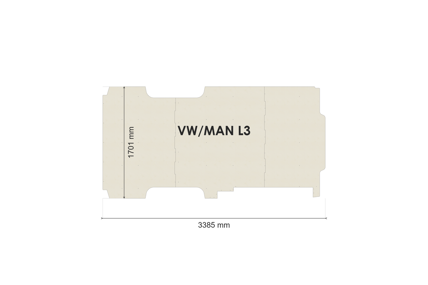 VW Crafter / MAN TGE – Komplett-Set Premium L3H2